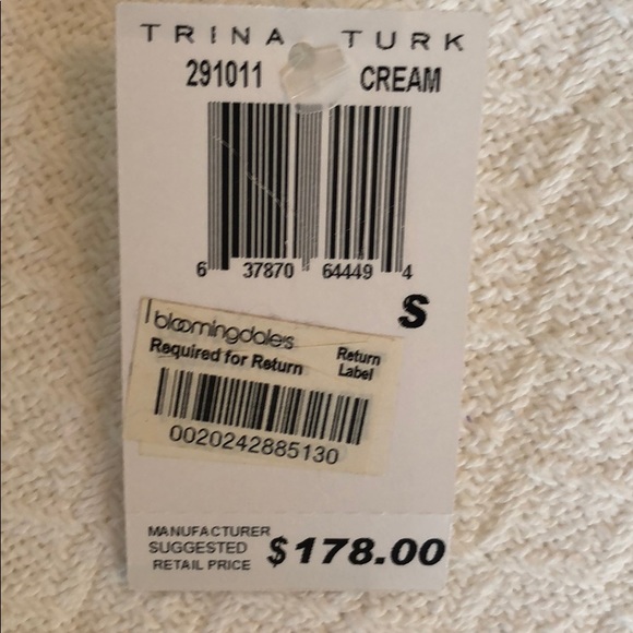 Trina Turk Short Sleeve Cardigan Top - Picture 6 of 7